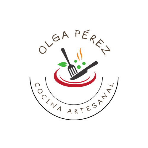 Logotipo tejido en lana tipografico marron