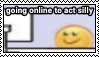 goin online to act silly stamp