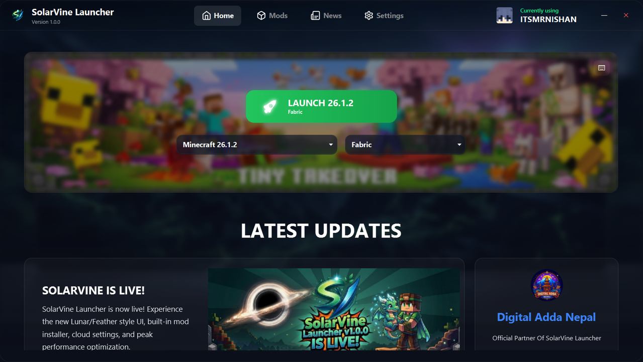 SolarVine UI/UX preview