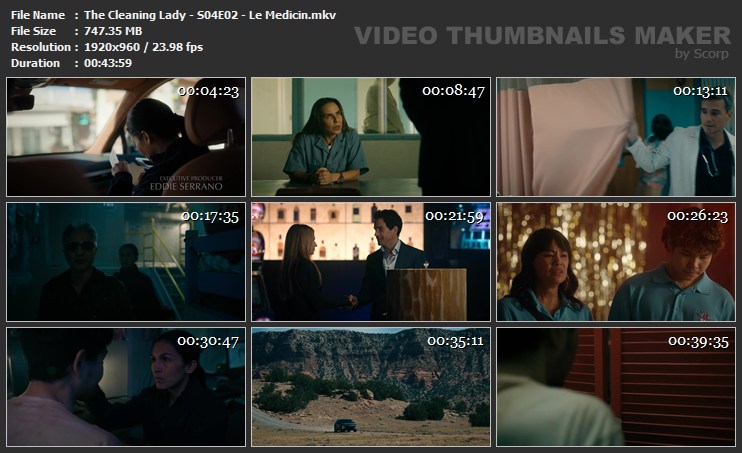 The Cleaning Lady S04E02 Le Medicin mkv