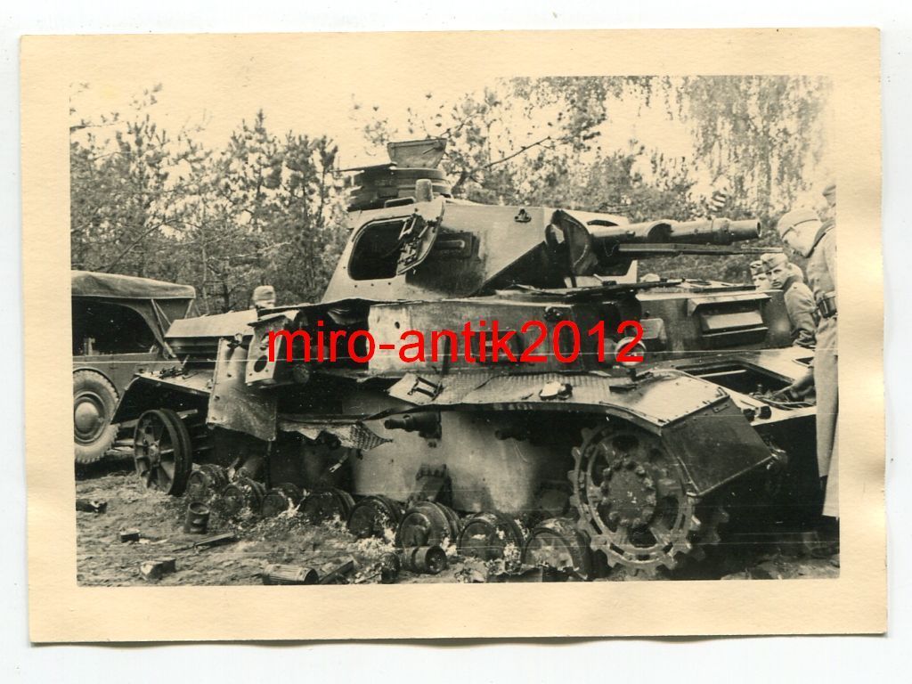 Panzerregiment 11, zerstörter Panzer IV, Laski (