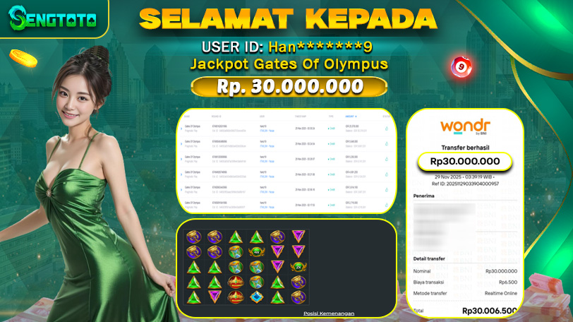 BUKTI PEMBAYARAN SLOT GATES OF OLYMPUS