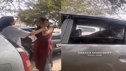 new six vedio Indian Noida University Girl outdoor sex in car