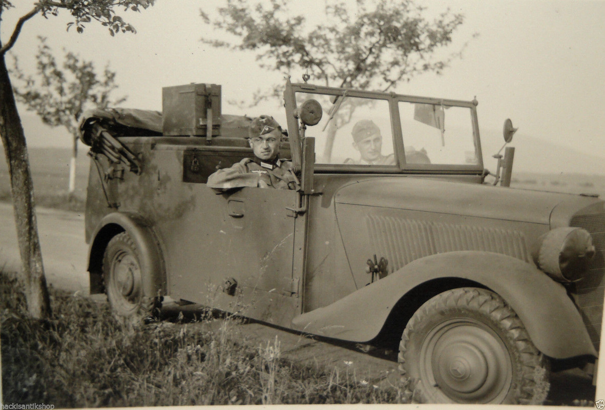 Original WK2 Foto Kübelwagen Mercedes Russland