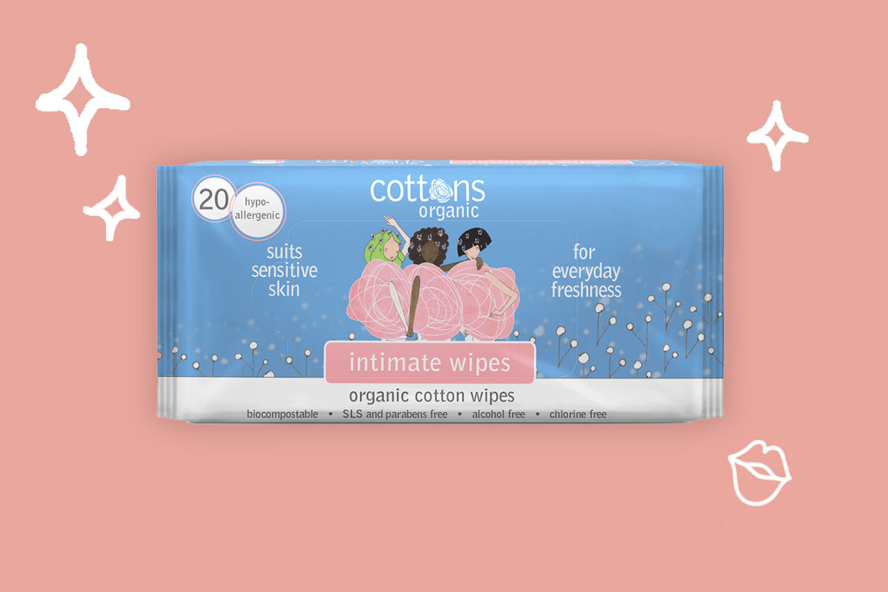 100% Cottons Intimate Wipes 20`S