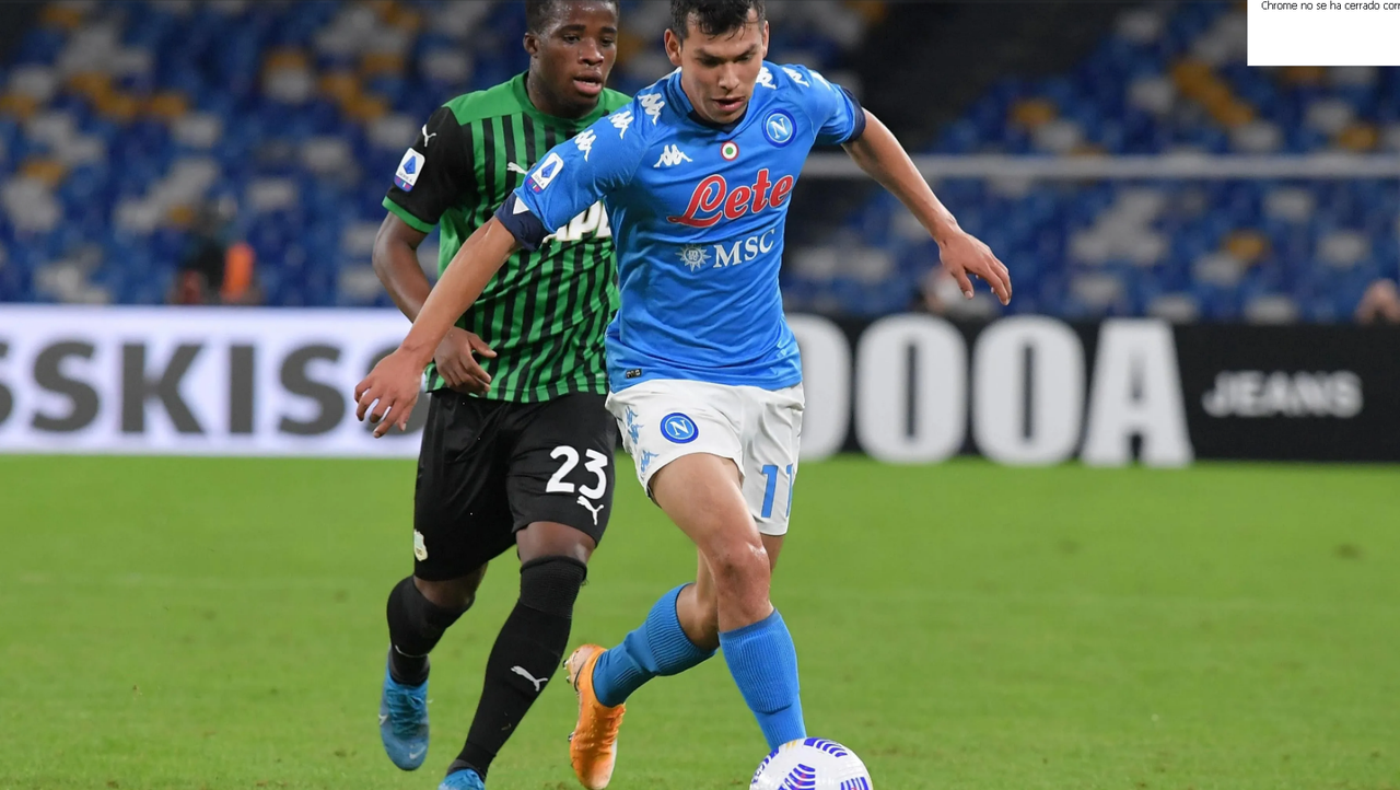 ¡7 victorias al hilo! Napoli vence a Sassuolo, Chucky Lozano entra de cambio