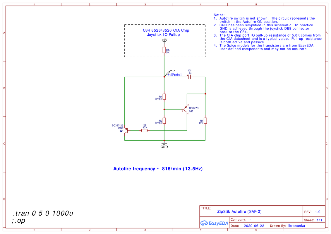 ZipStik Autofire Schematic