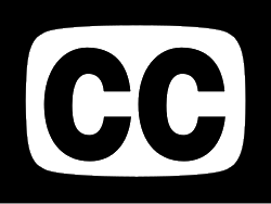 Closed captioning symbol svg