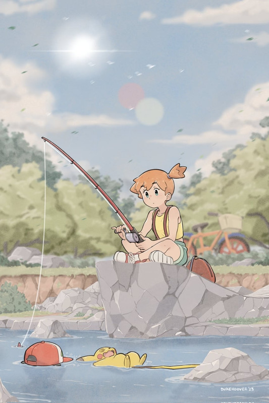 pikachu-ash-ketchum-and-misty-pokemon-dr