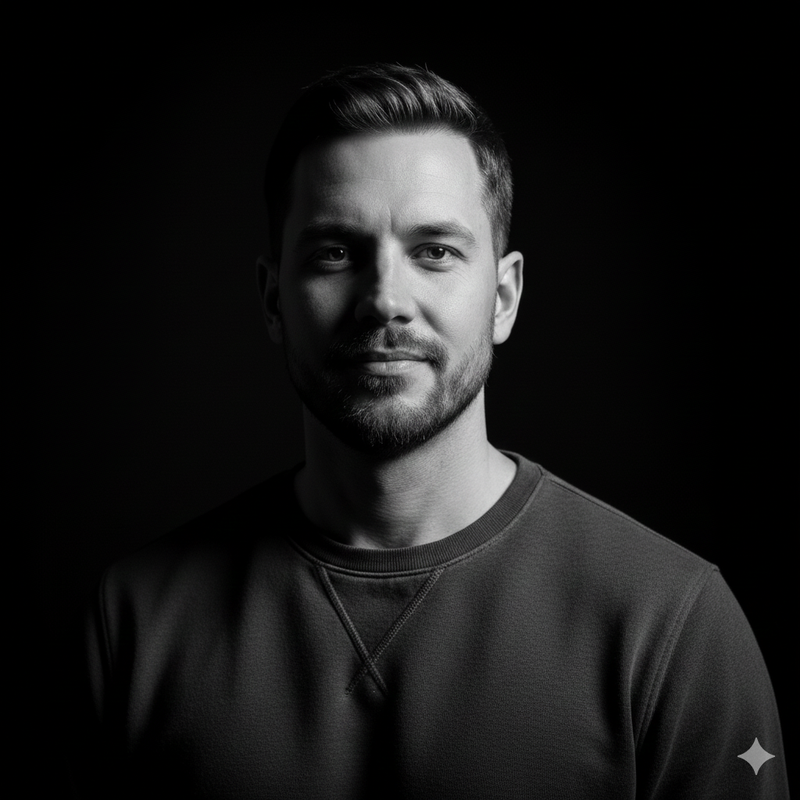 Monochrome Studio Portrait