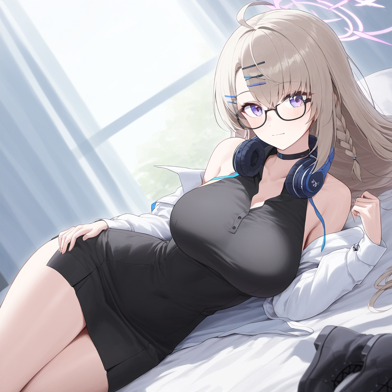 1girl, kotama (blue archive), blue archive, official art, aged up, milf, healthy s-87264665