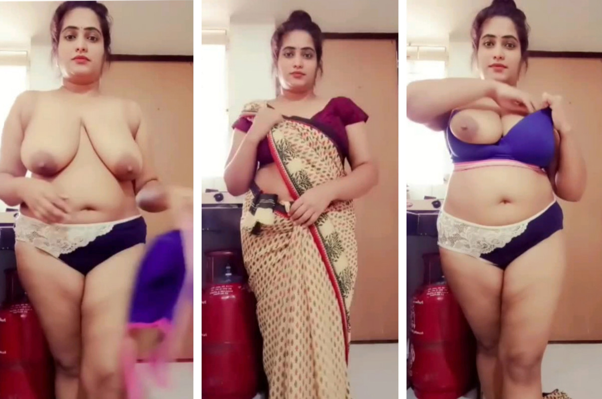 Beautiful Desi Bhabi Taking Off Her Saree Full Nude