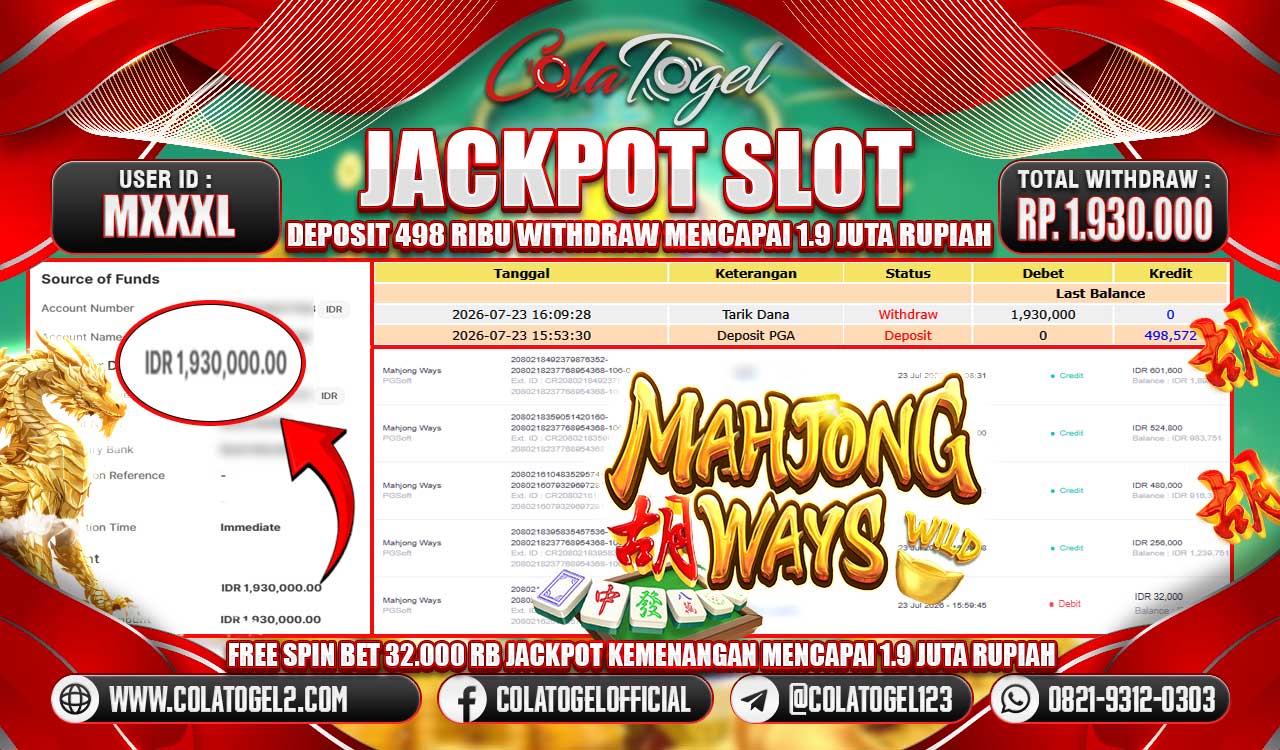 JACKPOT SLOT GACORR!!