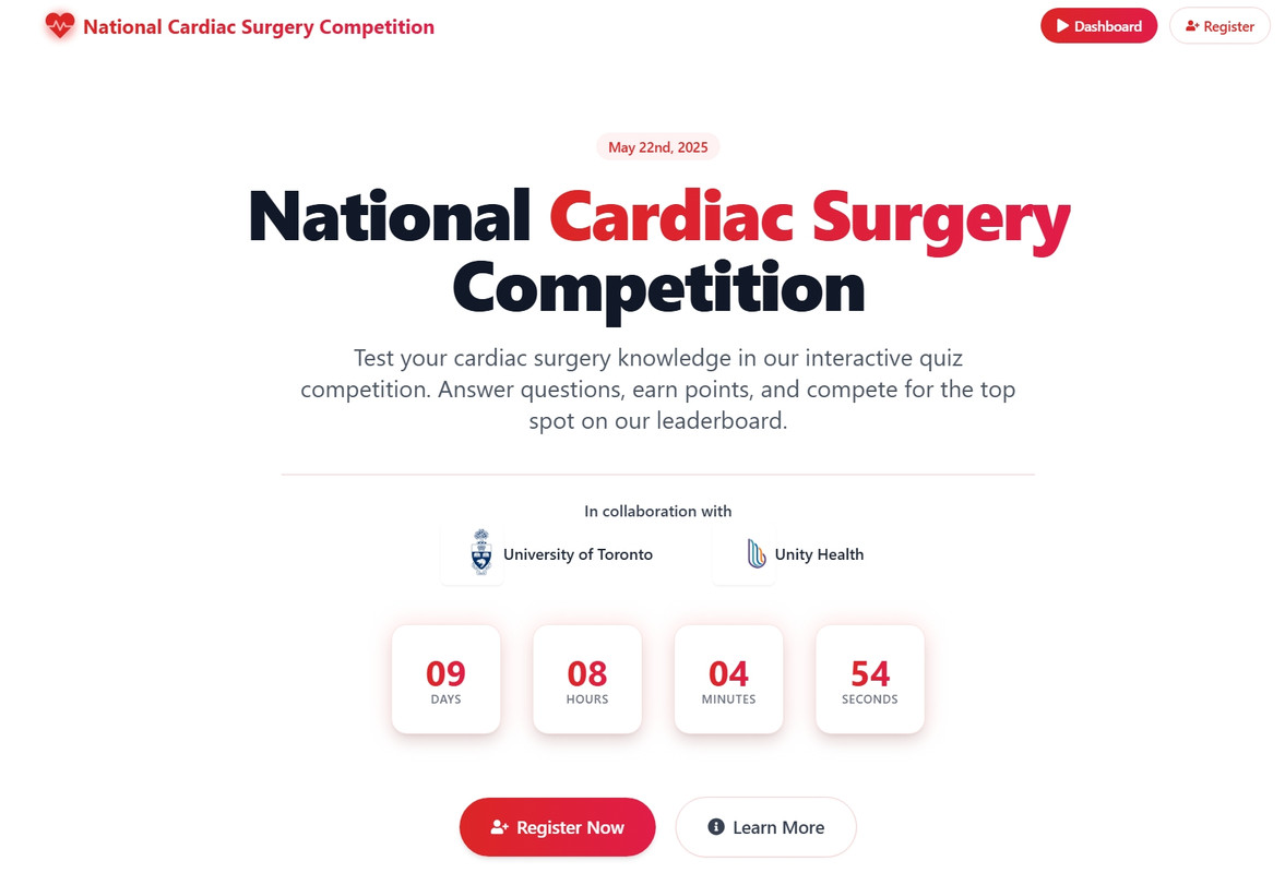 National Cardiac Surgery Competition