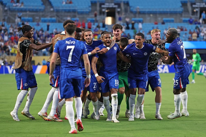 Palmeiras vs Chelsea FC, 08h00 ngày 05/07