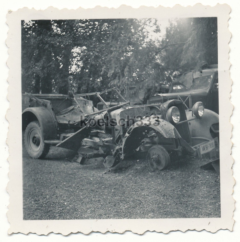 Kanalküste Dünkirchen Wehrmacht Kübelwagen Wrack