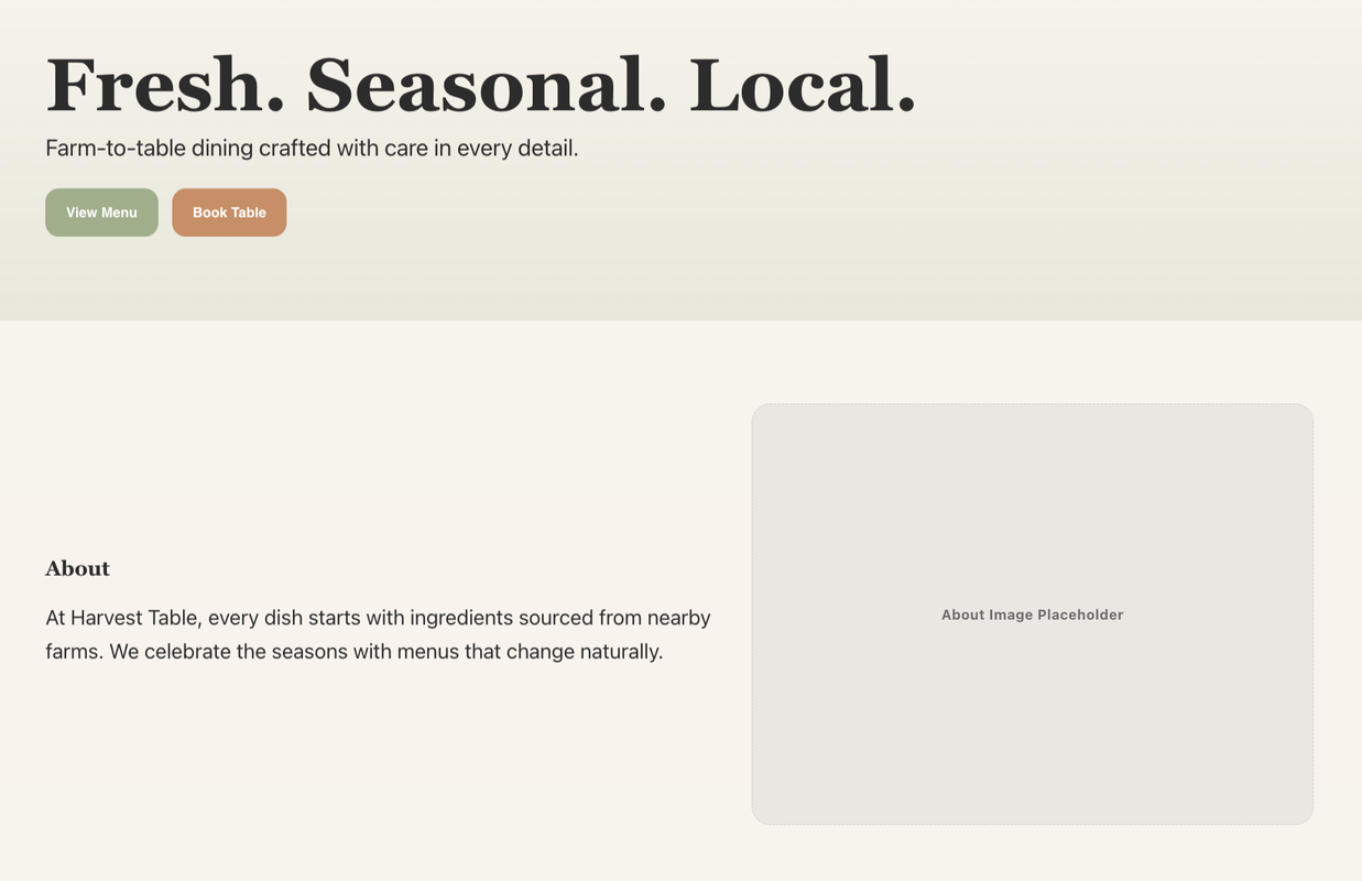 Harvest Table desktop – primary