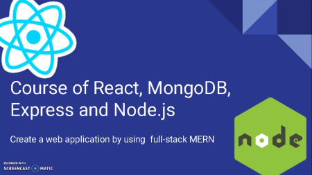 Create a Web App with React, MongoDB, Express and Nodejs