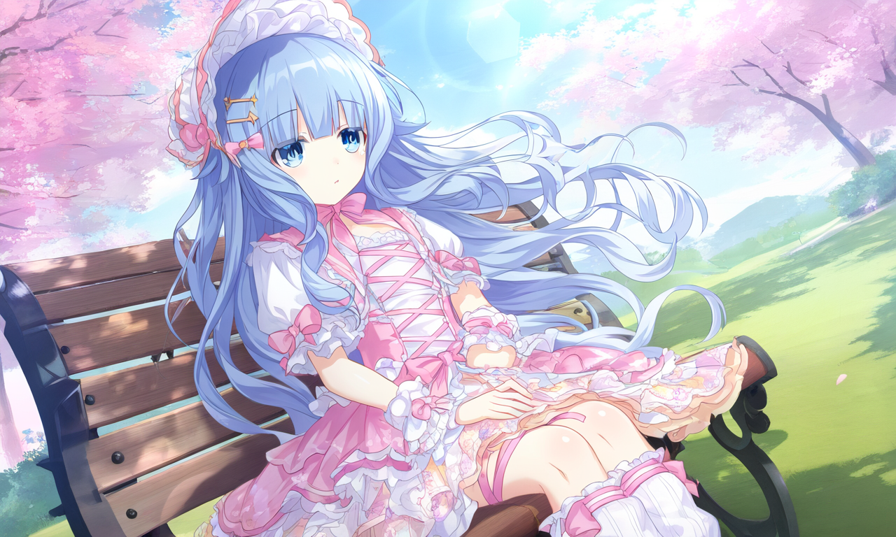 1girl, yoshino (date a live), blue eyes, long hair, hime cut, blue hair, {short  s-3141988190