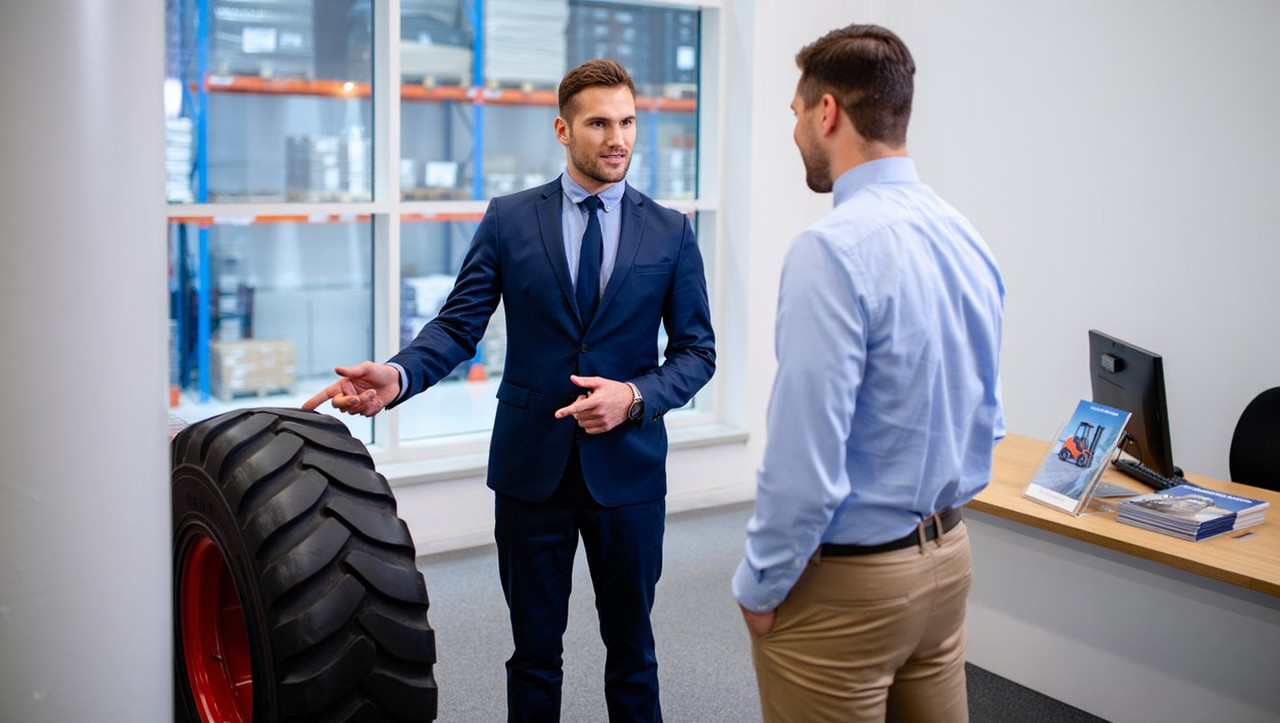 Консультация специалиста по выбору оптимальных шин для конкретных задач погрузчика