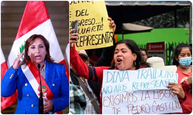 Protestas contra Dina Boluarte