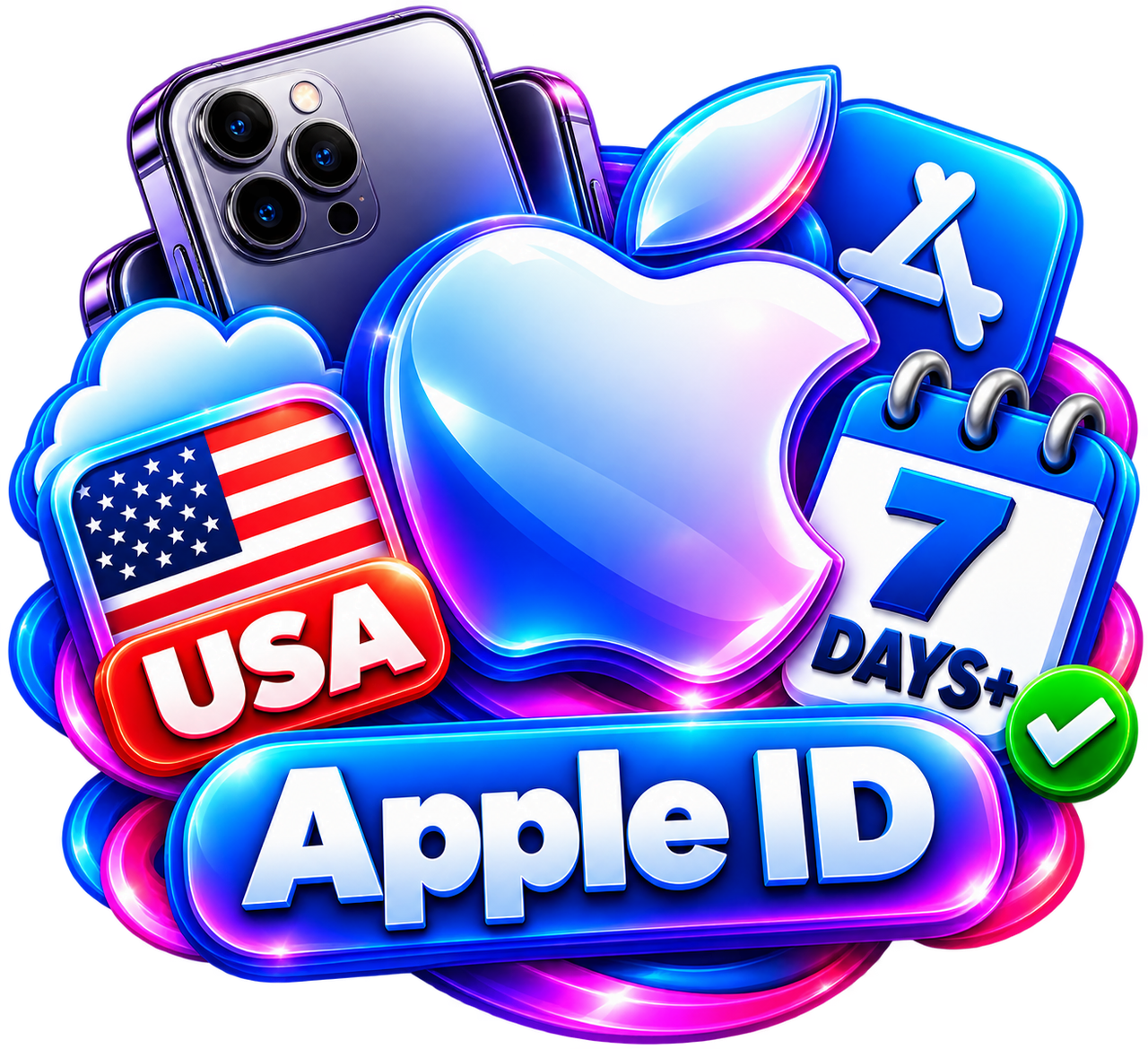 Apple ID I USA I 7 days +