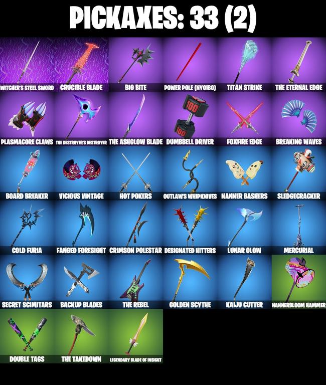 pickaxes comp