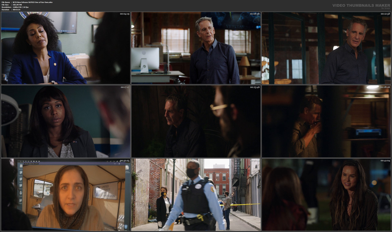 NCIS New Orleans S07E03 One of Our Own.mkv