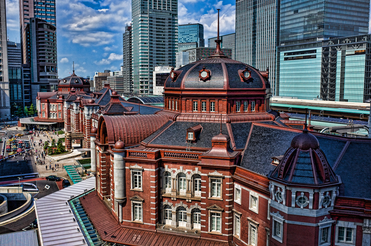 Tokyo-Station-rebuilt-9169872343 Токийский вокзал сердце железных дорог Японии и архитектурный шедевр