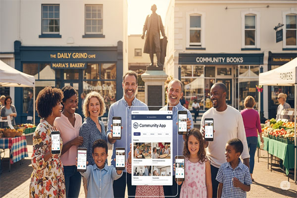 A vibrant community event