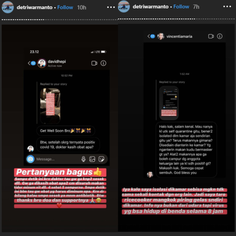Kabar terbaru Detri Warmanto