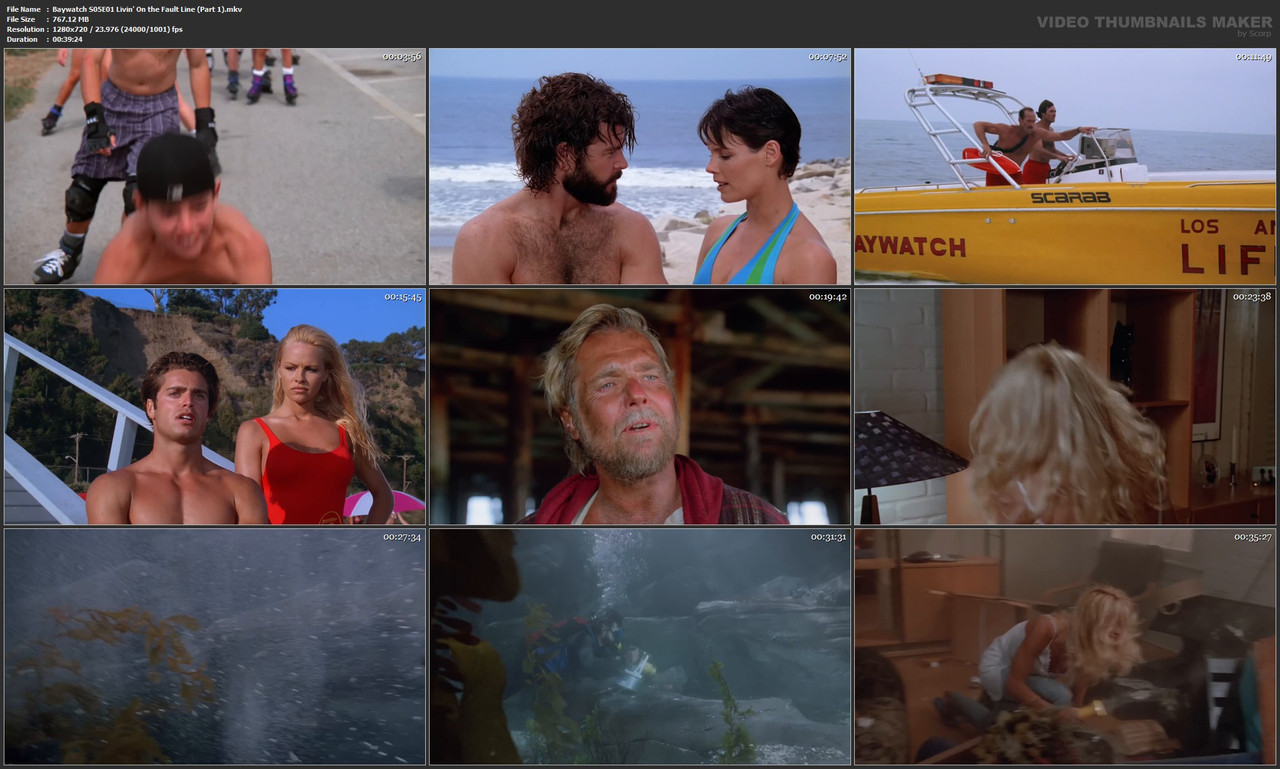 Baywatch S05E01 Livin' On the Fault Line (Part 1).mkv