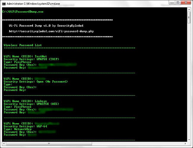 WiFi Password Dump 10.0 WiFi Password Dump 10.0