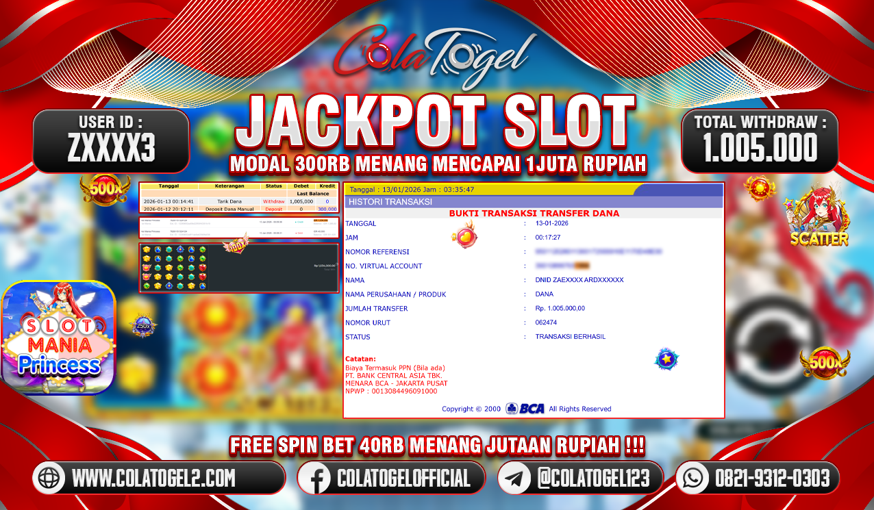 JACKPOT SLOT GACOR!!