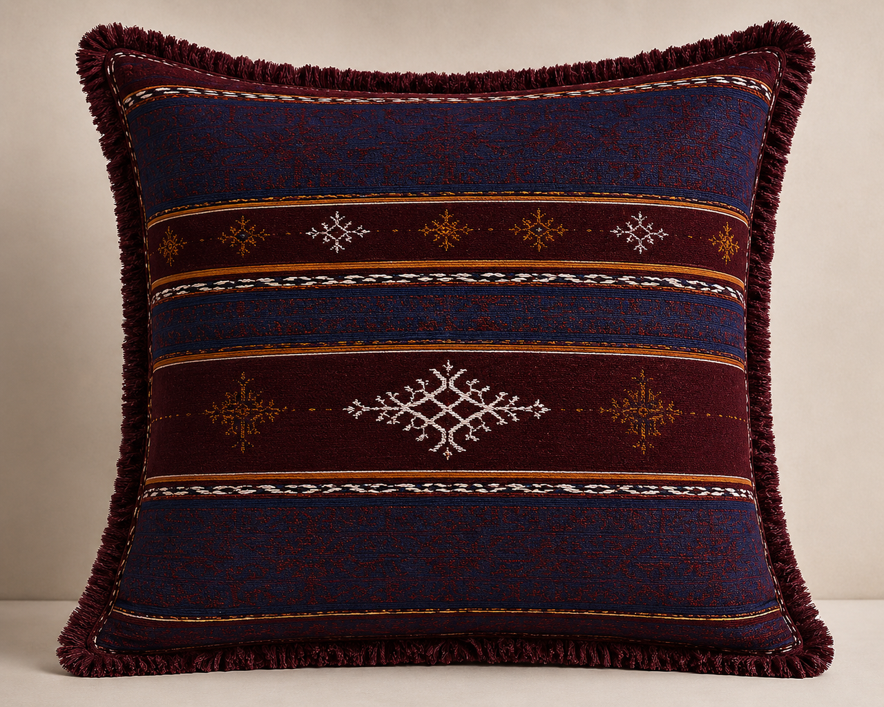 Jumbo Moroccan Fringe Pillow