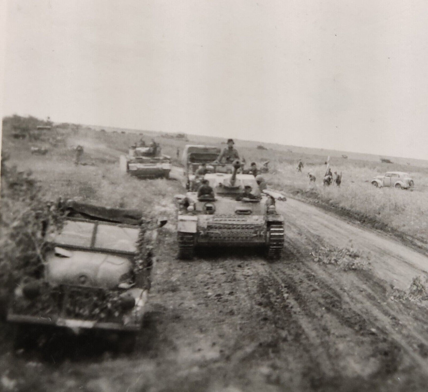 Panzer IV, Panzerkolonne, Panzertruppe,Panzer 2WK.