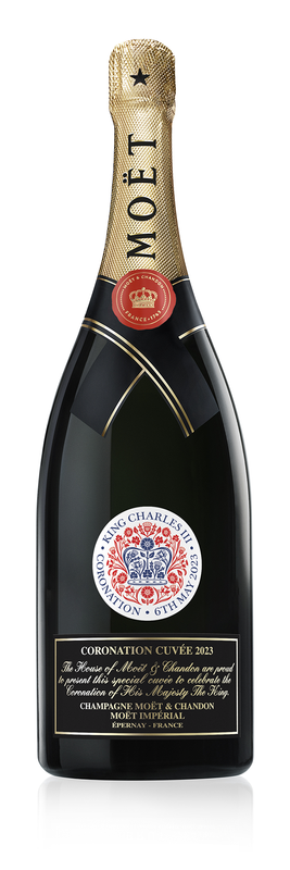 Moët & Chandon, l'esclusiva bottiglia Magnum per re Carlo III