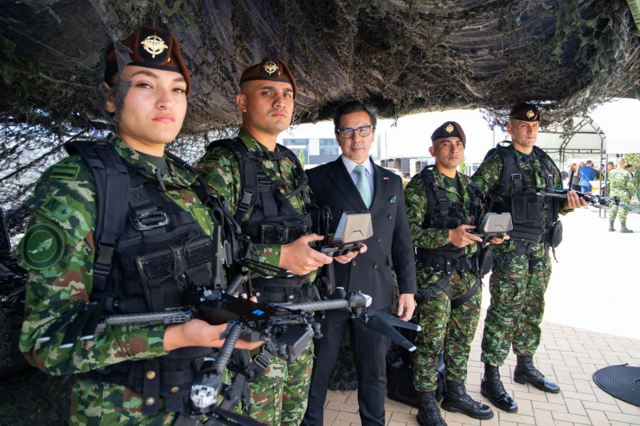 Colombia recibe 25 drones tácticos donados por Estados Unidos