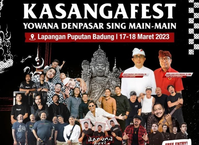 Disbud dan dan Pasikian Yowana Kota Denpasar menggelar Kasnaga Festival yang dibuka mulai hari ini, Jumat (17/3/2023). Acaranya bakal dimeriahkan sejumlah agenda menarik termasuk parade ogoh-ogoh dalam rangka menyambut Hari Raya Nyepi.