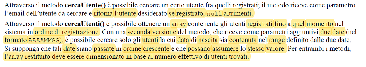Esempio di analisi del pdf