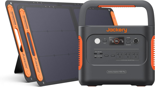 SOLAR GENERATOR KIT Jackery Explorer 1000 With (Two) SolarSaga 100W SOLAR  PANELS | eBay