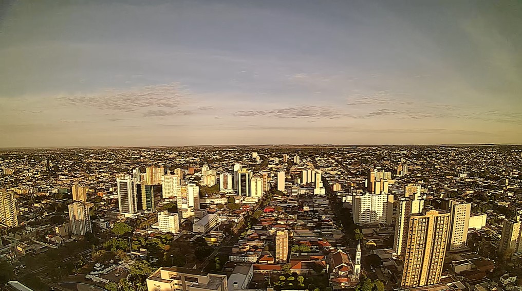 Campo Grande nesta manhã de segunda-feira