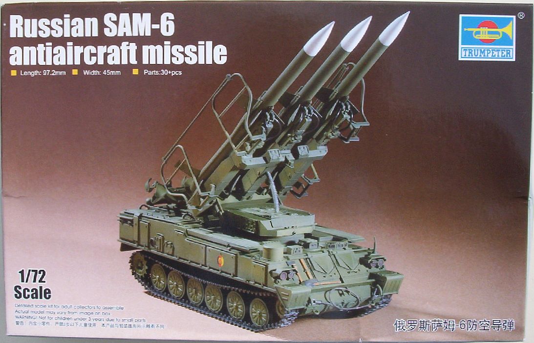 Trumpeter 72 Russian SAM-6 Antiaircraft Missile