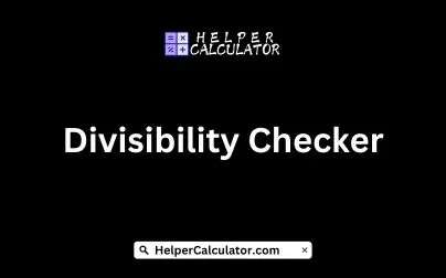 Divisibility Checker