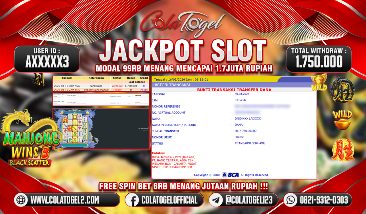 JACKPOT SLOT GACORR!!