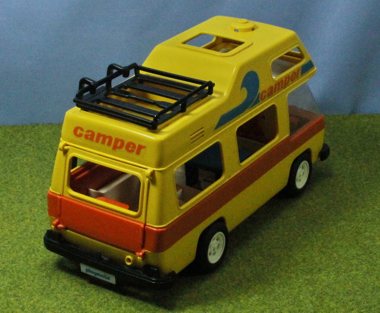 PLAYMOBIL (2801) VEHICLES - All Equipped Caravan 3236 Complete Yellow