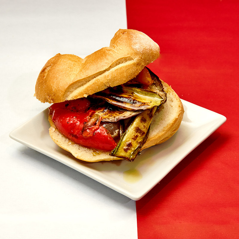 Panino verdure grigliate