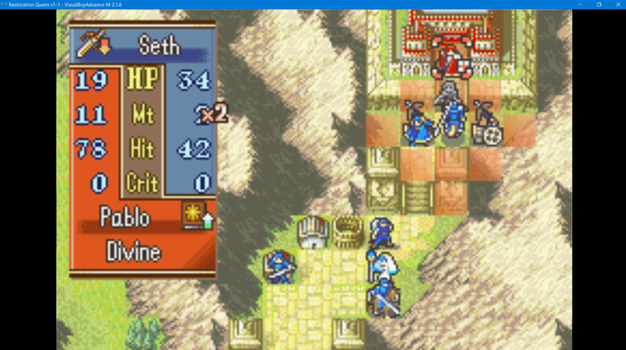 2024-03-09 13_41_15-Restoration Queen v1-1 - VisualBoyAdvance-M 2.1.8