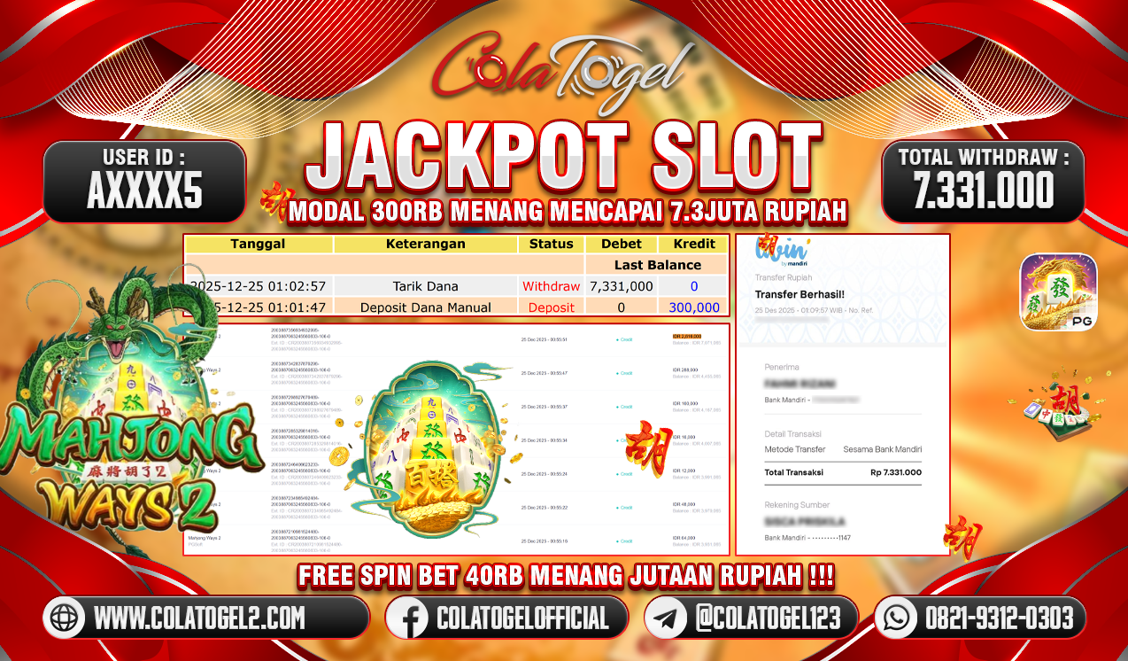 JACKPOT SLOT GACOR!!