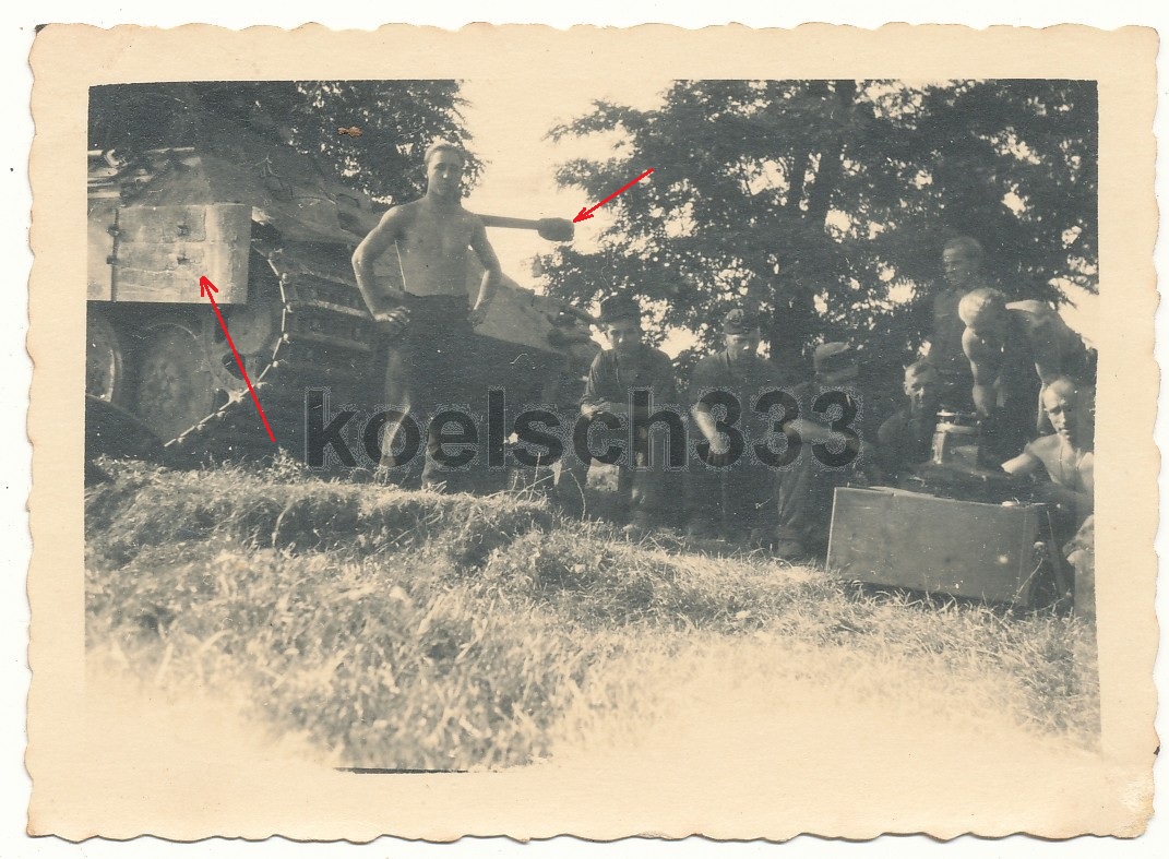 Panzer V Besatzung Tank Nr.231 Panzermänner Pz.R